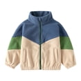 thumbnail image 1 of Gibobby Chamarra de invierno para bebé niñoNiños pequeños, bebés, niños y niñas, chaqueta informal de manga larga con cremallera de Color de retazos, abr(Beige, 10-12 Años), 1 of 4