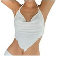 thumbnail image 1 of Mujeres sin mangas Crop Tops Chaleco sin espalda Halter Tank Tops Blusa Camiseta Pompotops lopia995664, 1 of 5
