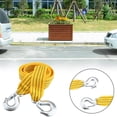 thumbnail image 4 of Sangle de Remorquage en Acier Haute Résistance, Taille Compacte pour Accessibilité en Déplacement, Corde de Remorquage en Polyester Résistant aux Intempéries, Idéal pour Récupération de Boue et Remorquage d'Urgence, 4 of 5