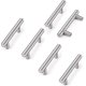 thumbnail image 1 of 6 piezas de manija de gabinete de cocina de acero inoxidable Distancia del orificio 64 mm Manija en T para puerta de gabinete Manija de puerta de cocina, 1 of 4