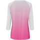 thumbnail image 3 of Camisas de Manga Corta para las Mujeres, 3/4 Manga Color Sólido Gradiente Impreso Cuello Redondo Casual Top Hecho de Tejido Súper Suave, Blusas de Manga Corta para las Mujeres, 3 of 5