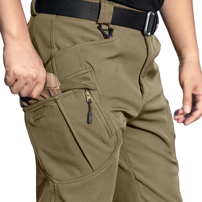 Cargo Pants for Men - Waterproof Winter Warm Fleece Lined  display picture 1