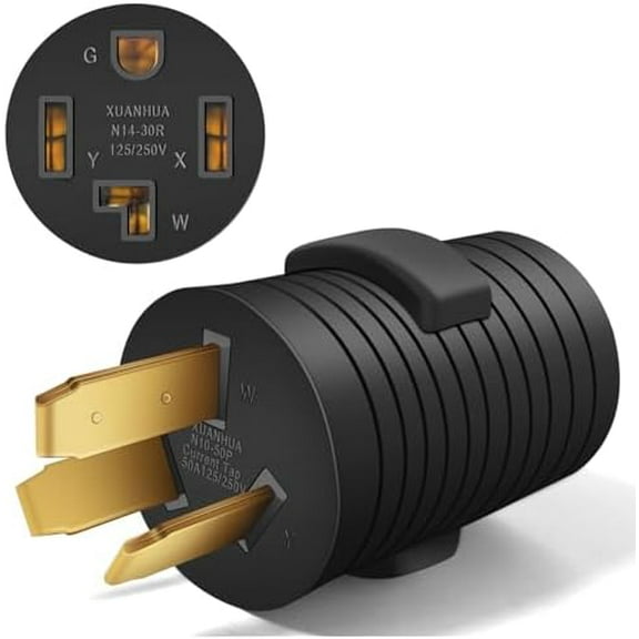 NEMA 10-50P to 14-30R Welder Welding Dryer Power Cord Adapter Compact 120V/240V 30Amp 3 Prong Male Plug to 4 Prong Female$$Tools & Hardware Other