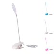thumbnail image 3 of POINTERTECK Students USB LED Table Clip Lamp Children Gooseneck Reading Light Bed Headboard Table Clip Lamp blue, 3 of 9