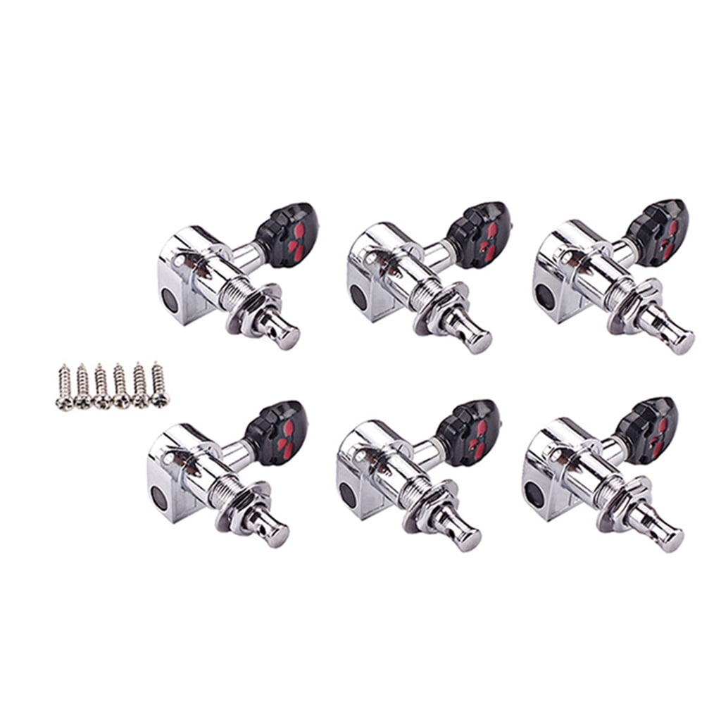 BQBQERT Professional Small Sealed Guitar Peg Tuning Pegs Tuner Machine Heads for Acoustic Folk Electric Guitar