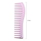 thumbnail image 1 of Peine de peluquería galvanoplastia cepillo de pelo peines de dientes anchos grandes (rosa), 1 of 2