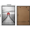 thumbnail image 3 of ELSKER&HOME 22.375 x 34 Poster Frame 3 Pack, Black Picture Frame for Horizontal or Vertical Wall Mounting, 3 of 6