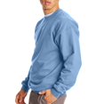 thumbnail image 4 of Hanes Ultimate Cotton Adult Crewneck Sweatshirt, M, Light Blue, 4 of 4