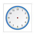 thumbnail image 1 of Low-Tack Peel & Stick - Blank Clock Face, 1 of 1