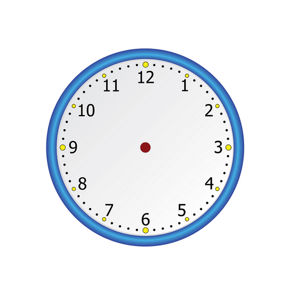 Blank Clock Face