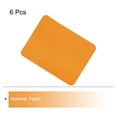thumbnail image 3 of Uxcell 6 Pcs Iron on Patches Fabric Repair Patches for Clothes Orange, 3 of 6