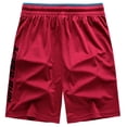 thumbnail image 2 of SCODI Mens Shorts Casual Comfy Gym Shorts Drawstring Zipper Pockets Elastic Waist, 2 of 5