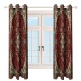 thumbnail image 4 of Bohemia 2pcs Blackout Curtains For Living Room Bedroom Grommet Top Window Set for Left And Right Biparting Open, 4 of 6
