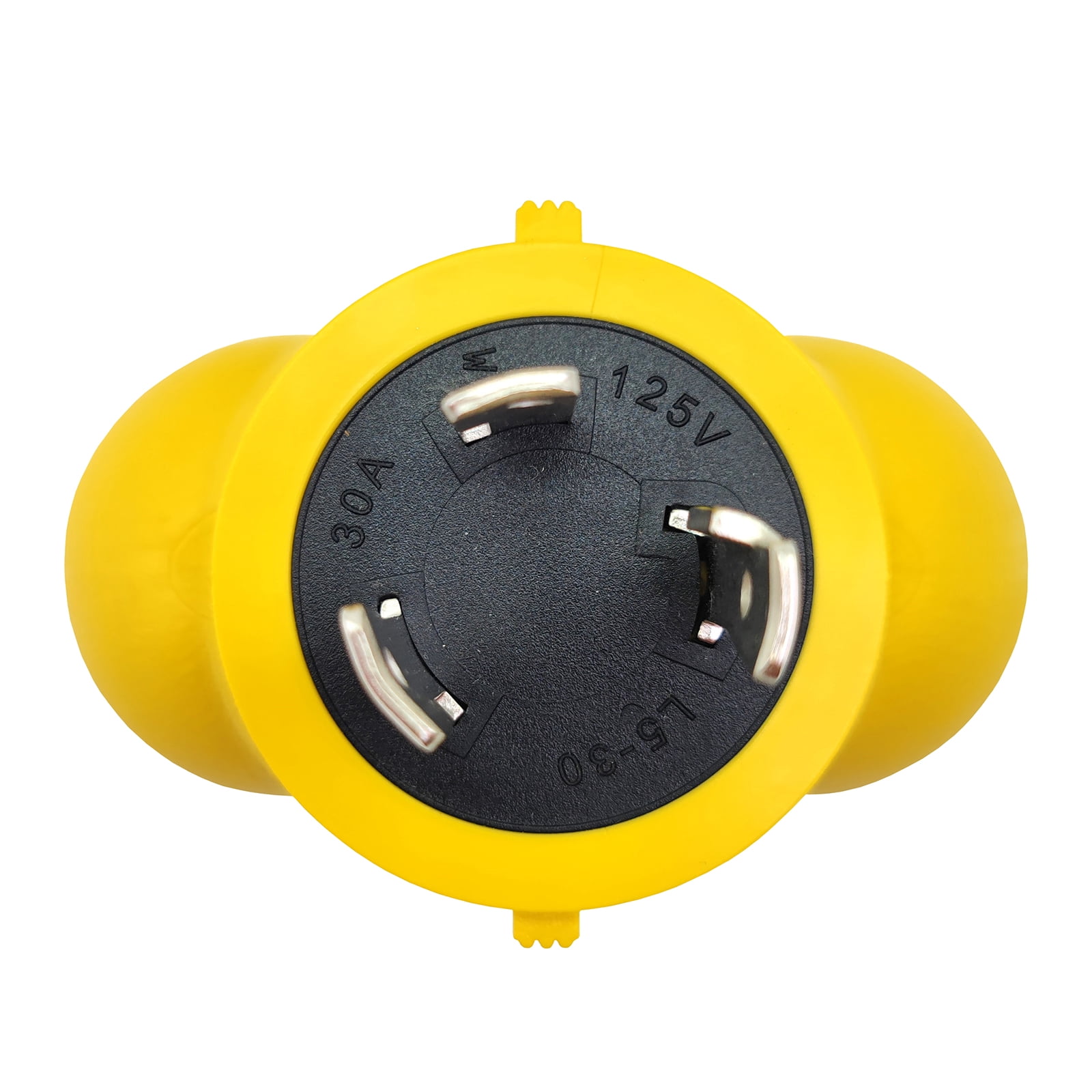 Parkworld 885224 Generator Adapter 30A Twist Lock L5-30 Plug to 20A (2)5-20 Receptacle