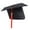 Red, variant on Homesteed Graduation Cap with Tassel Adjustable Academic Mortarboard for High School College University Commencement Ceremony Photo Prop