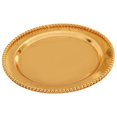 thumbnail image 1 of Bandeja de frutas, bandeja para servir con plato de metal, bandeja de almacenamiento a prueba de óxido para vajilla de cocina, 30 centimetros, 1 of 9