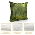 thumbnail image 4 of Orinice Forest Path Stream Graphic Decorative Pillow Cover for Home Couch Living Room Bed Sofa 12x12in, 4 of 5