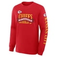thumbnail image 4 of Men's Fanatics Red Kansas City Chiefs Hometown Sweep Legacy Long Sleeve T-Shirt, 4 of 5