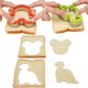 thumbnail image 5 of Juego de cortadores de s&aacute;ndwiches, cortadores de frutas, formas de recorte de pan para ni&ntilde;os, almuerzo, mariposa, dinosaurio, unicornio, cabeza de rat&oacute;n, c HiHITAOO NA, 5 of 7