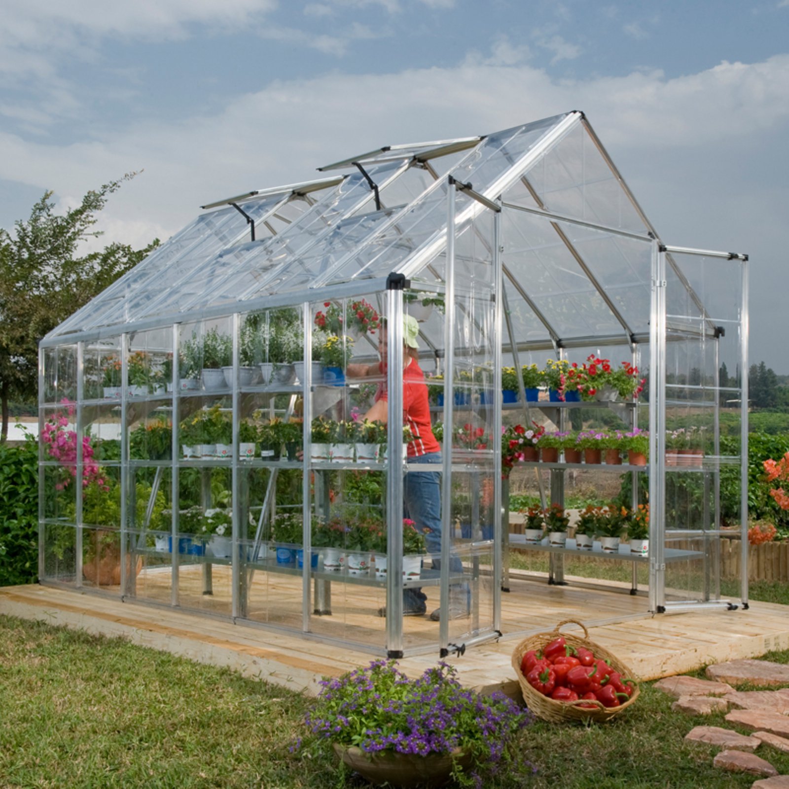 Palram Snap and Grow Greenhouse, 8' x 12' by Palram
