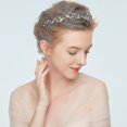 thumbnail image 4 of Bridal Hairband Flower Pearls Hair Band Headpiece Headwear Wedding Accessories (md222), 4 of 4