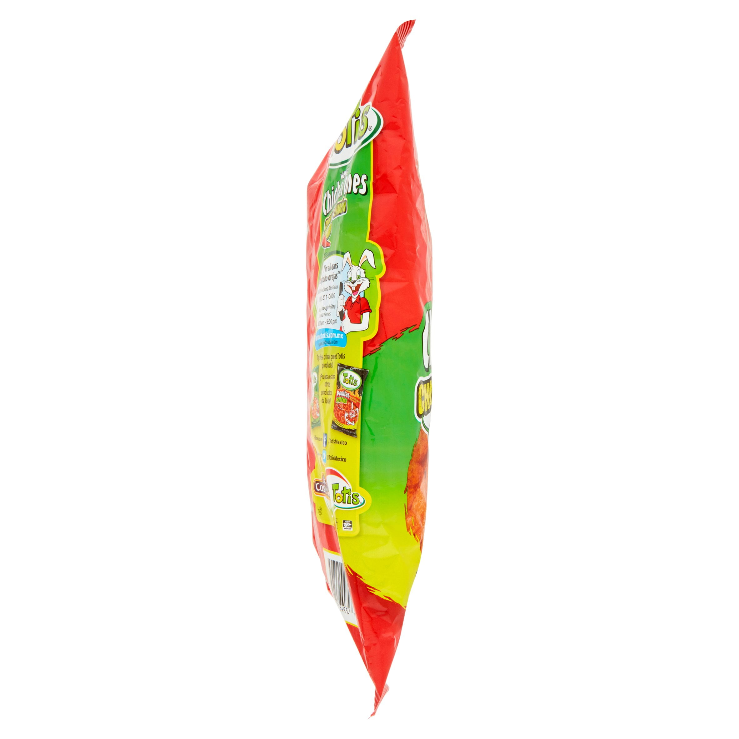 (9 pack) Totis Chili Lime Chicharrón Flavored Wheat Chips, 5.35 oz
