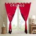 thumbnail image 5 of Erosebridal Basketball Curtains,Basketball City Blackout Curtains 42x63 inch,Youth Basketball City Curtains Drapes,Sports Gift Window Curtains 2 Panels for Bedroom,Chicago, 5 of 6