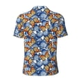 thumbnail image 4 of Rocae Colorful Butterfly1 for Men's Short Sleeve Polo Shirt, Quick Drying Performance Moisture Wicking Sports Men's Golf Shirt, 4 of 9