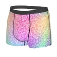 thumbnail image 2 of Wukai Colorful Glitters Print Men’s Underwear Breathable Boxer Briefs,&nbsp;Moisture Wicking & Breathable-Large, 2 of 7