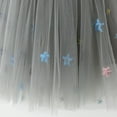 thumbnail image 5 of MIASHUI Jupe de Ballet pour Filles avec Broderie Étoile et Sequins pour Danse Récital et Fête Performance Gris, 6-7 Ans, 5 of 5