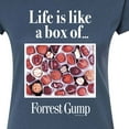 thumbnail image 3 of Forrest Gump - Life Is Like A Box Of Chocolates - Juniors Fitted Graphic T-Shirt, 3 of 5