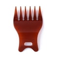thumbnail image 2 of Peine de peluquería de dientes grandes para hombres, peine de plástico para peinar (marrón brillante) Ehuebsd Cuidado Belleza, 2 of 9