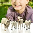 thumbnail image 5 of (Clearance) BNNG Cute Goat Figurines, Goat Animal Toy Set Sheep Toys Farm Animal Figurines Goat Decor for Kids Preschool Toy Goat Gifts, Party Favors, Prizes, Rewards, Giveaways for Kids, 5 of 5