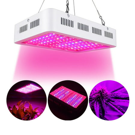 Full Spectrum LED Grow Lights, 600W Plant Grow Lamp with Chain for Greenhouse Hydroponic Indoor Plants Seeding Growing and (Best Growing Lights For Indoor Growing)