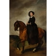 thumbnail image 2 of Piotr Michałowski 11x14 Black Ornate Wood Framed Double Matted Museum Art Print Titled: Portrait of Celina, Artist's Daughter, on Horseback (circa 1853), 2 of 5