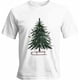 thumbnail image 1 of Camisetas informales de manga corta con diseño abstracto de árbol de Navidad para hombre, 1 of 8