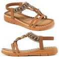 thumbnail image 5 of Ablanczoom Women Sandals Dressy Summer Sandals for Women Shoes Open Toe Rhinestone,Size 5, 5 of 8
