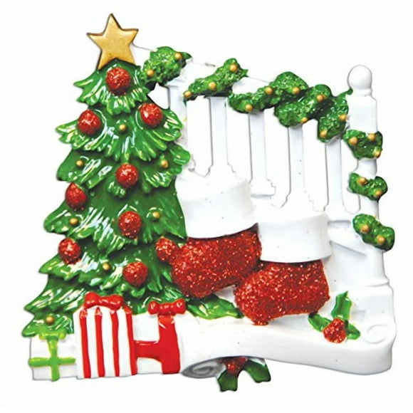 Bannister with 2 Stockings