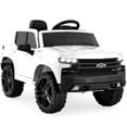 thumbnail image 3 of Best Choice Products 12V 2.5 MPH Licensed Chevrolet Silverado Ride On Truck Car Toy w/ Parent Remote Control - White, 3 of 9