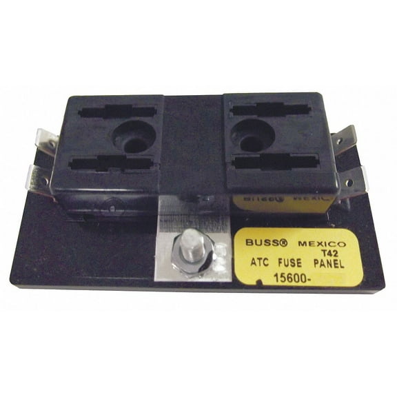 Bussmann Fuse Block,0 to 30A,Automotive,4 Pole 15600-04-20