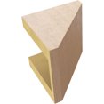 thumbnail image 6 of 5"W x 5"D x 5"H Wide Concord Rough Cedar Woodgrain TimberThane Corbel, Primed Tan, 6 of 6