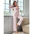 thumbnail image 3 of The ladies' fall/winter casual floral set can be worn as an outer garment., 3 of 7