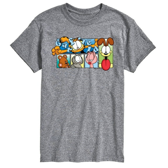 Garfield -  Garfield, Odie, and Friends - Men's Short Sleeve Graphic T-Shirt