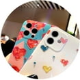 thumbnail image 4 of Love Heart Colorful Glossy TPU Case Compatible with iPhone Case (White,iPhone 12), 4 of 6