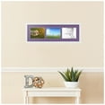thumbnail image 2 of ArtToFrames Collage Photo Picture Frame with 3 - 6x8 Openings, Framed in White with Grape and Black Mats (CDM-3966-67), 2 of 8