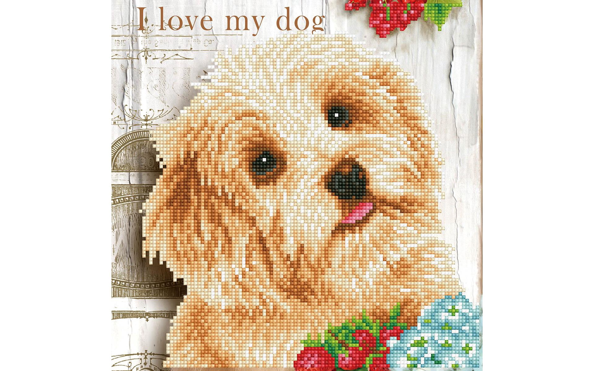 DD5 049 DIAMOND DOTZ KIT INTERMEDIATE I LOVE MY DOG - Walmart.com