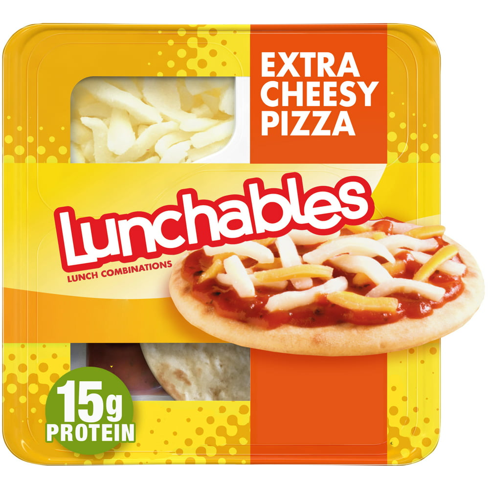 Lunchables Extra Cheesy Pizza Snack Kit, 4.2 oz Tray