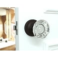 thumbnail image 6 of Dummy Diamond Round Brilliant Crystal Door Knobs Venetian Bronze Round Rosette, 6 of 7