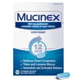 thumbnail image 1 of Tabletas Mucinex 600 mg de guaifenesina de liberación prolongada 100 tabletas, 1 of 9