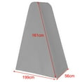 thumbnail image 3 of Pool Ladder Cover,Heavy Duty 210D Oxford fabric Cover for Pool Platform Ladder Gray, 3 of 7